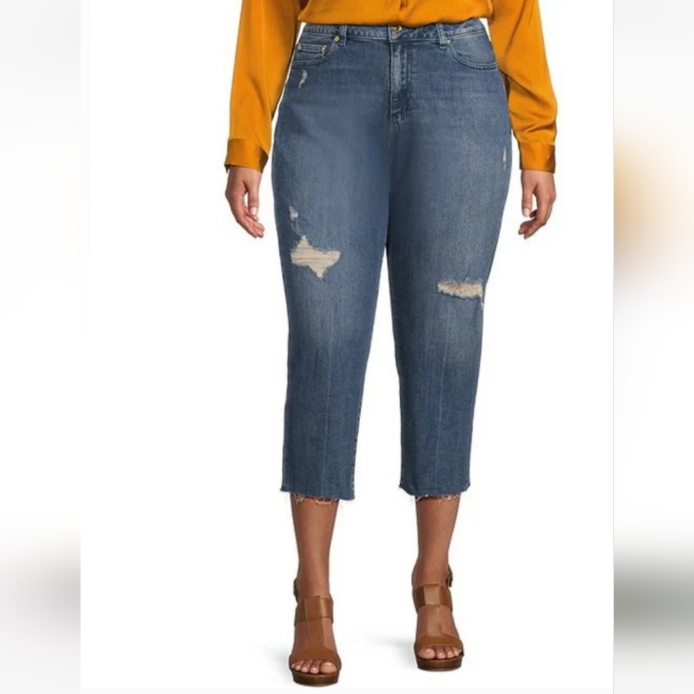 Michael Kors Distessed Croped Jeans